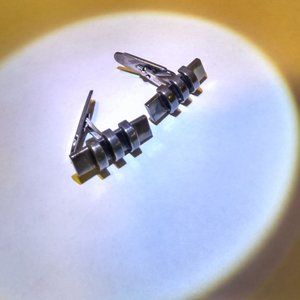 Bernhard Hertz Sterling Cufflinks MCM Denmark c 1960